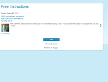 Tablet Screenshot of nursingcoversandcrafts.blogspot.com