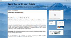 Desktop Screenshot of caminharjuntocomcristo.blogspot.com