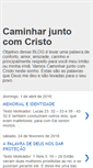 Mobile Screenshot of caminharjuntocomcristo.blogspot.com