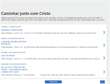 Tablet Screenshot of caminharjuntocomcristo.blogspot.com