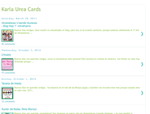 Tablet Screenshot of karlaureacards.blogspot.com