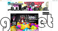 Desktop Screenshot of electrodanceinforma.blogspot.com