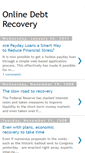 Mobile Screenshot of online-debt-recovery.blogspot.com