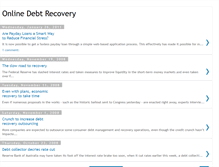 Tablet Screenshot of online-debt-recovery.blogspot.com