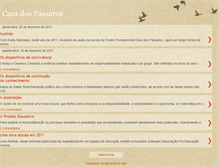 Tablet Screenshot of casa-dos-passaros.blogspot.com