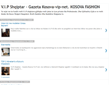 Tablet Screenshot of gazetakosovavip.blogspot.com