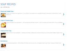 Tablet Screenshot of all-soup-recipes.blogspot.com
