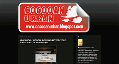 Desktop Screenshot of cocooanurban.blogspot.com