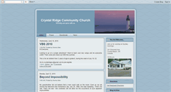 Desktop Screenshot of crystalridgecc.blogspot.com