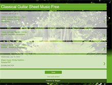 Tablet Screenshot of freeclassicalguitar.blogspot.com