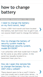 Mobile Screenshot of howtochangebattery.blogspot.com