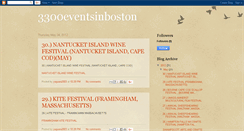 Desktop Screenshot of 3300eventsinboston.blogspot.com