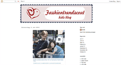 Desktop Screenshot of fashiontrendscoutkids.blogspot.com