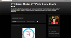 Desktop Screenshot of coisasmiudas-pontocruz.blogspot.com