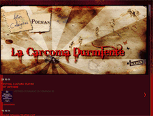 Tablet Screenshot of lacarcomadurmiente.blogspot.com