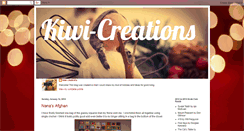 Desktop Screenshot of kiwi-creations.blogspot.com