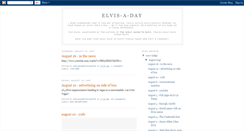 Desktop Screenshot of elvisdaily.blogspot.com