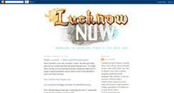 Desktop Screenshot of lucknownow.blogspot.com