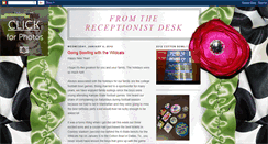 Desktop Screenshot of fromthereceptionistdesk.blogspot.com