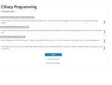 Tablet Screenshot of csharp-programming.blogspot.com