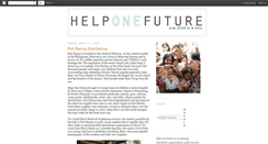 Desktop Screenshot of helponefuture.blogspot.com