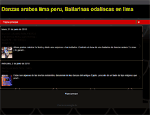 Tablet Screenshot of danzasarabesperu.blogspot.com