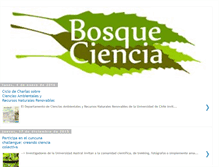 Tablet Screenshot of bosque-ciencia.blogspot.com