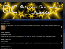 Tablet Screenshot of originalcharacterawards.blogspot.com