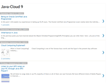 Tablet Screenshot of javacloud9.blogspot.com