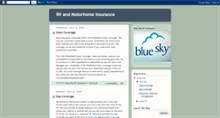 Desktop Screenshot of blue-sky-rv-insurance.blogspot.com