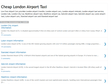 Tablet Screenshot of london-airport-taxi.blogspot.com
