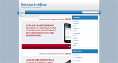 Desktop Screenshot of noticiasineditas.blogspot.com