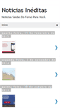 Mobile Screenshot of noticiasineditas.blogspot.com