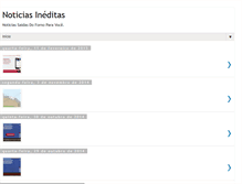 Tablet Screenshot of noticiasineditas.blogspot.com