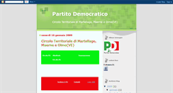 Desktop Screenshot of partitodemocraticomartellago.blogspot.com