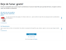Tablet Screenshot of dejedefumargratis.blogspot.com