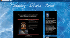 Desktop Screenshot of beautify-enhance-renew.blogspot.com