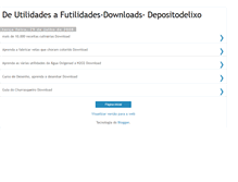 Tablet Screenshot of depositodelixo.blogspot.com