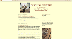 Desktop Screenshot of carolinaculturebyjeffreyday.blogspot.com