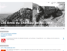 Tablet Screenshot of amis-chateau-ferrette.blogspot.com