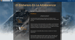 Desktop Screenshot of elembarazoenlossadolescentes.blogspot.com