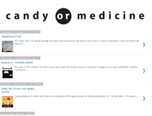 Tablet Screenshot of candyormedicine.blogspot.com