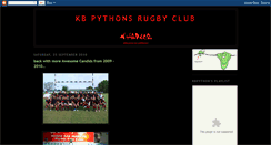 Desktop Screenshot of kbpythons-rugbyclub.blogspot.com