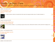 Tablet Screenshot of colegio2demayocaraz.blogspot.com