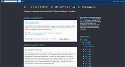 Desktop Screenshot of ioi2010au.blogspot.com