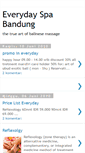 Mobile Screenshot of everydayspabandung.blogspot.com