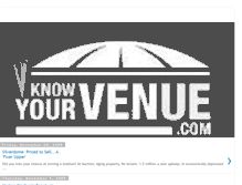 Tablet Screenshot of knowyourvenue.blogspot.com