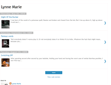 Tablet Screenshot of lynne-marie.blogspot.com