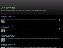 Tablet Screenshot of corsetvideos.blogspot.com