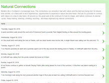 Tablet Screenshot of naturalconnections.blogspot.com